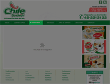 Tablet Screenshot of chilesandwich.cl